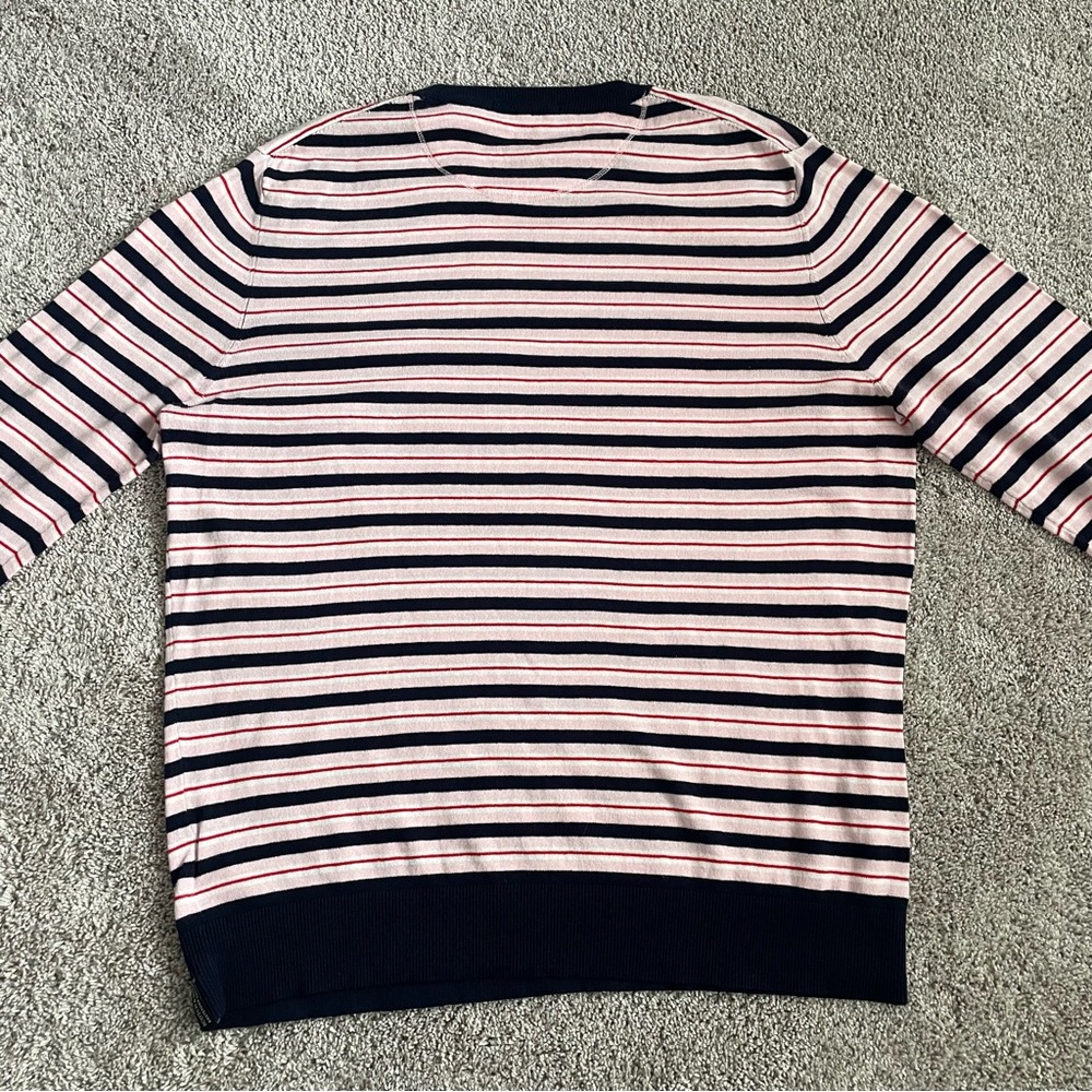 Scotch &Soda Cotton Wool Blend Striped knitted Sweater Pullover XXL BlackPink - Picture 10 of 16